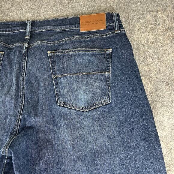 Lucky Brand Jeans Mens 40X30 Medium Wash Blue Denim 363 Vintage Straight Stretch - Picture 11 of 11